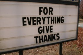 for everything give thanks